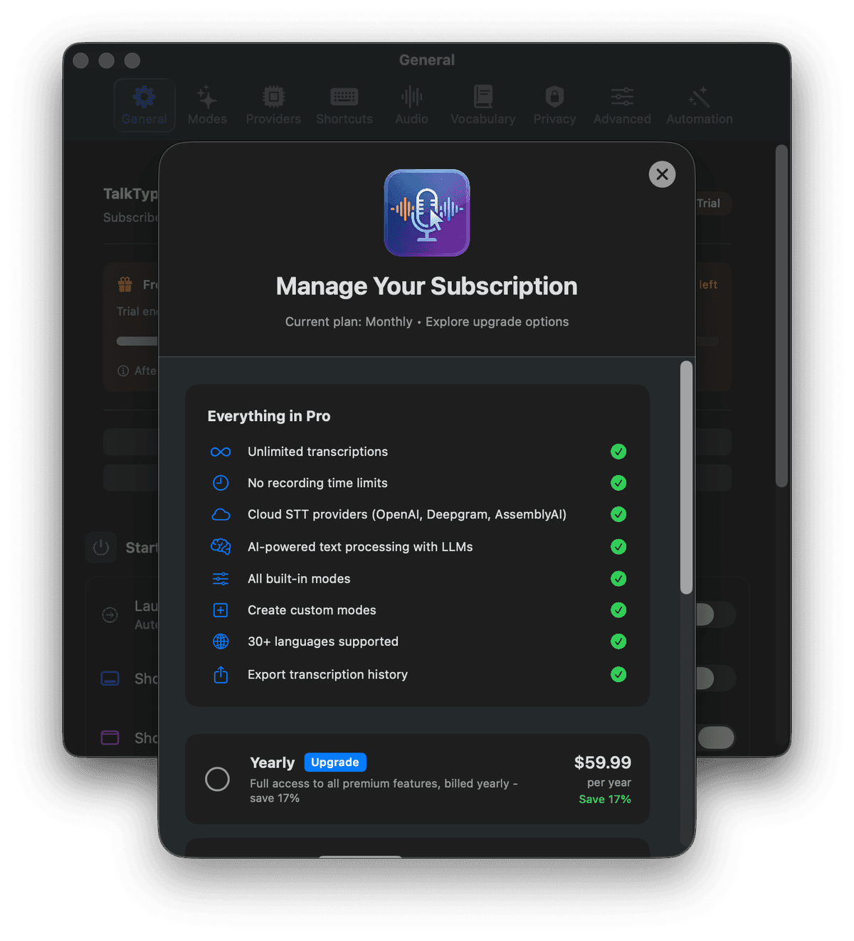 Subscription Management